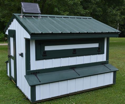 steel shed chicken coop